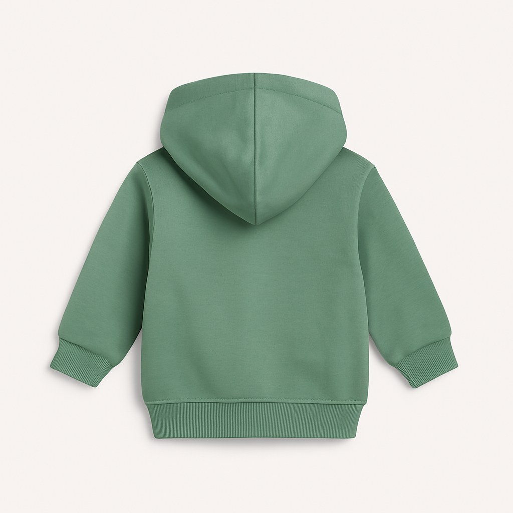 Toddler “Surf Point” Graphic Hoodie – Sage Green